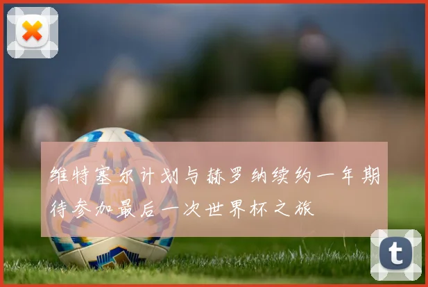 维特塞尔计划与赫罗纳续约一年期待参加最后一次世界杯之旅
